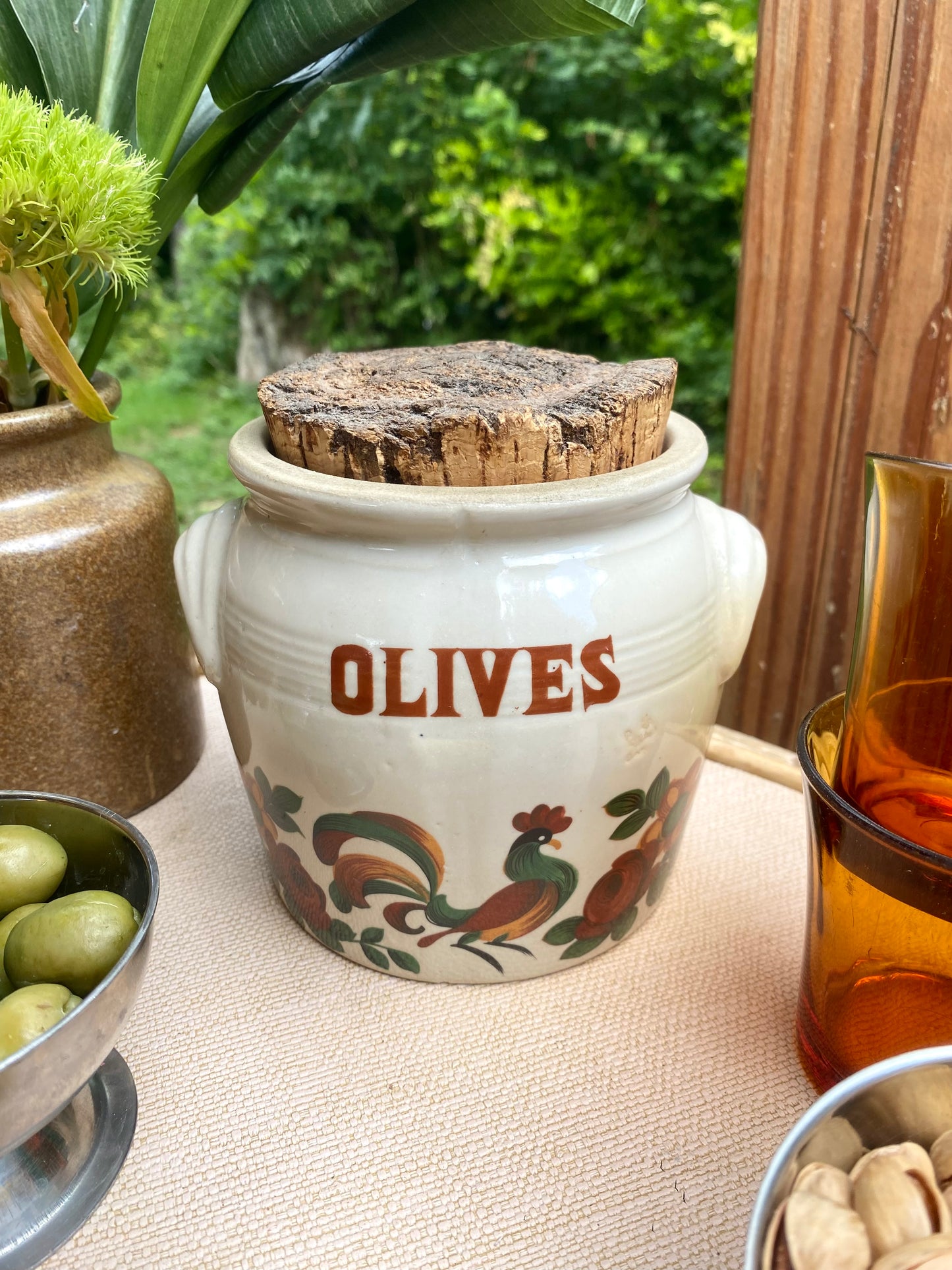 Pot à olives ancien