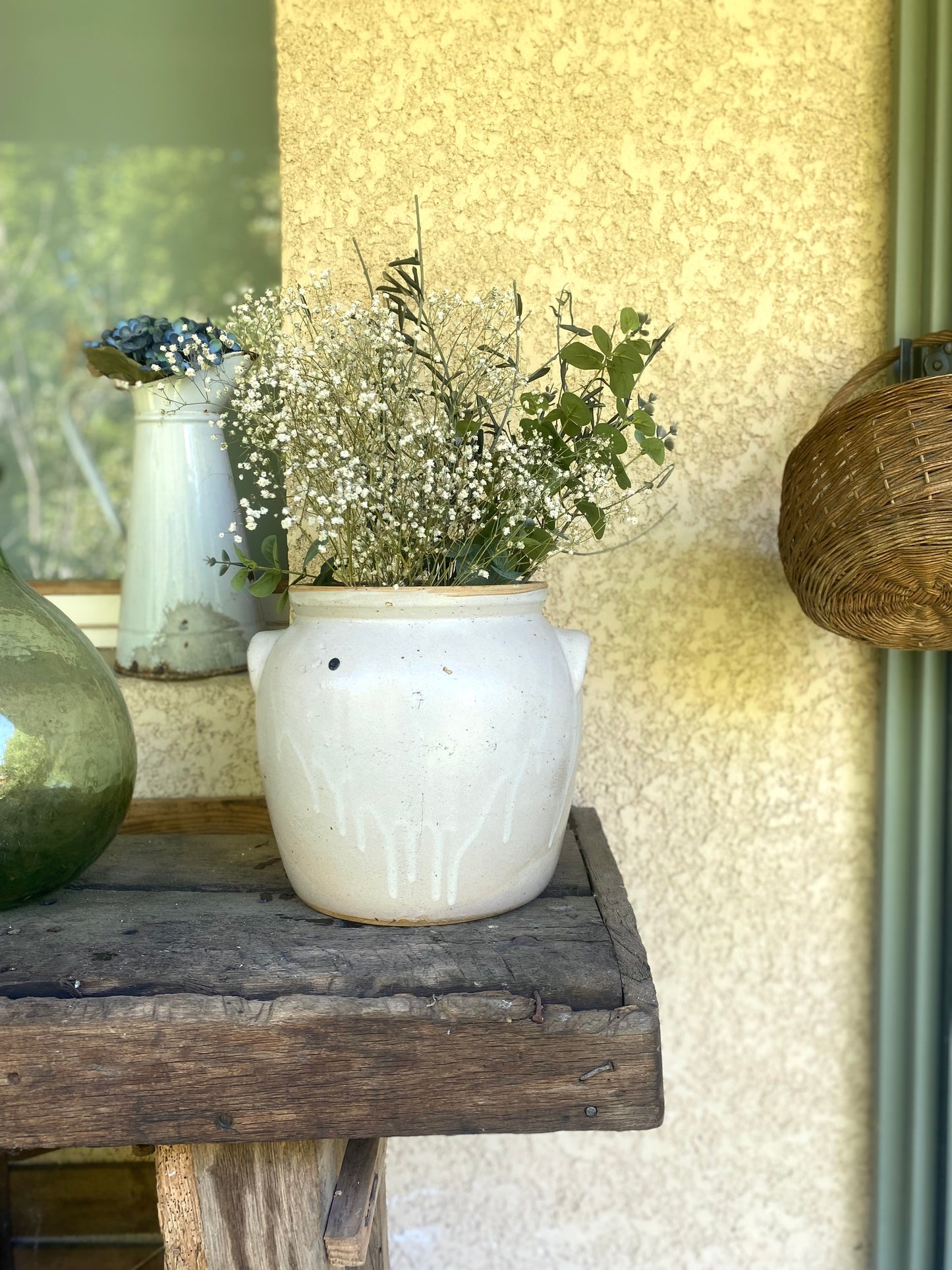 Ancien Grand Pot à Confit en Terre Cuite Vernissée – XIXe