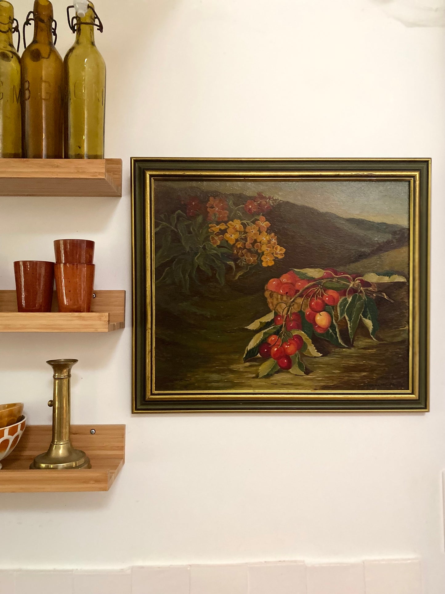 Nature morte à l’huile ancienne