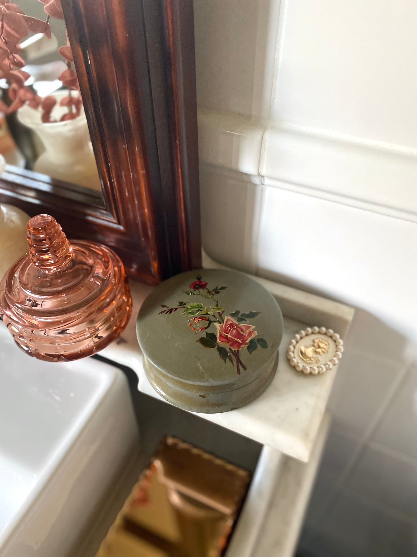 Boîte à poudre Art Déco