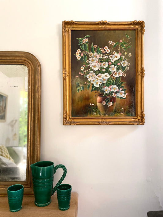 Huile sur toile ancienne