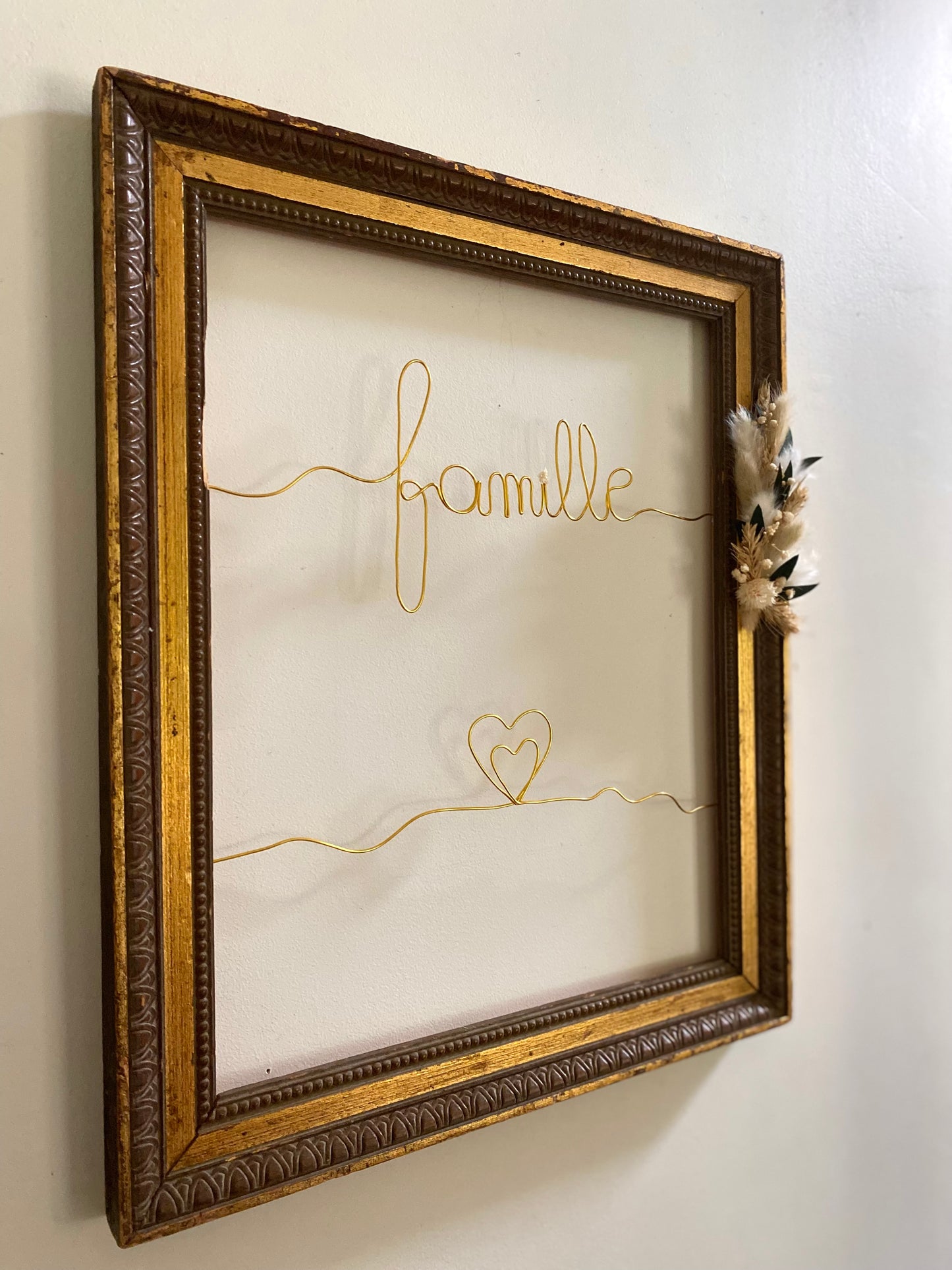 Cadre ancien decoré