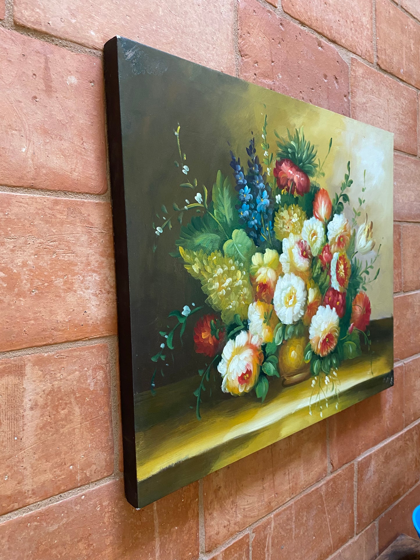 Huile sur toile ancienne