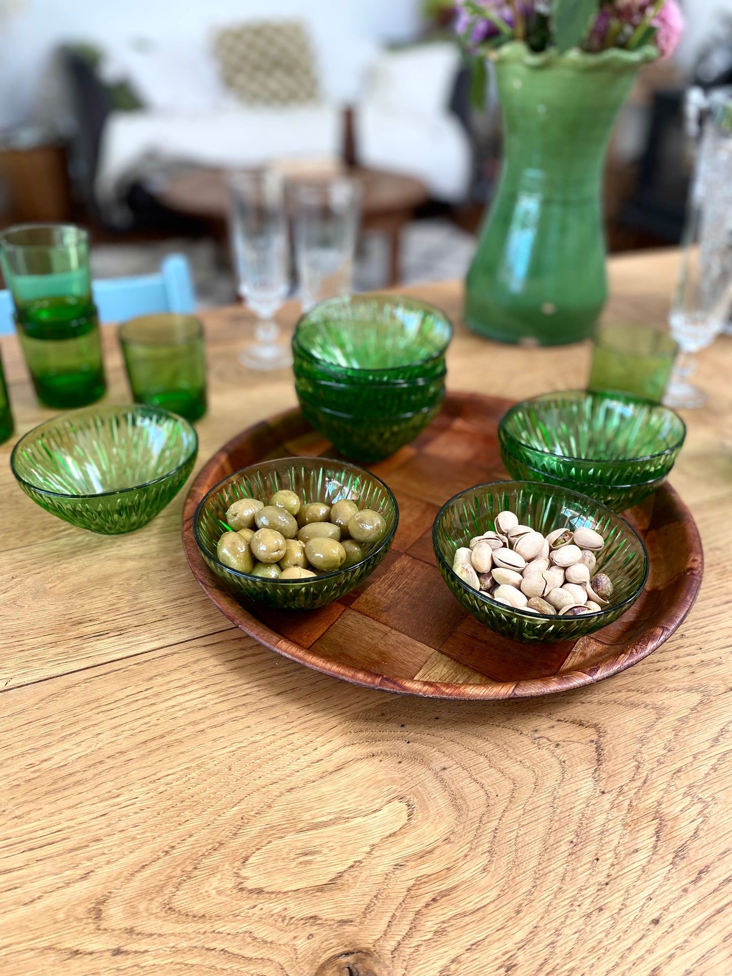 Ramequins en verre vintage