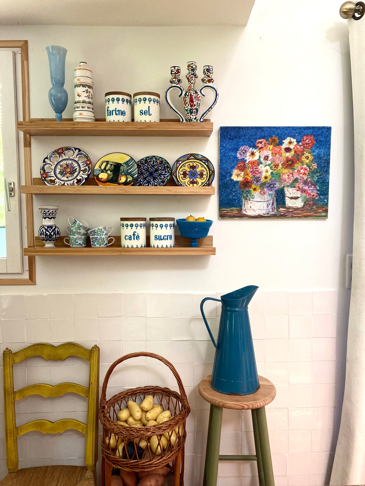 Huile sur toile vintage