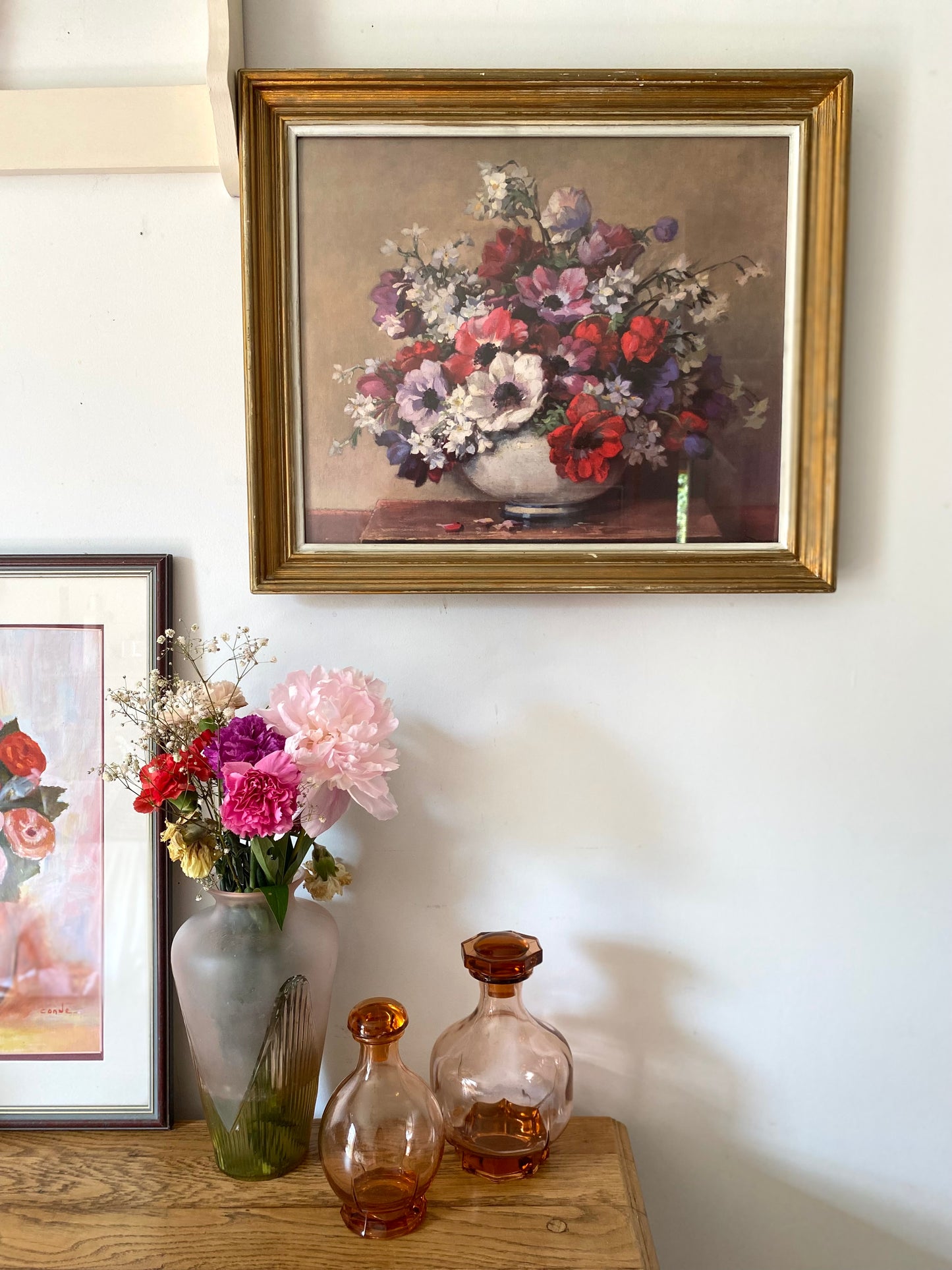 Huile sur toile ancienne encadrée