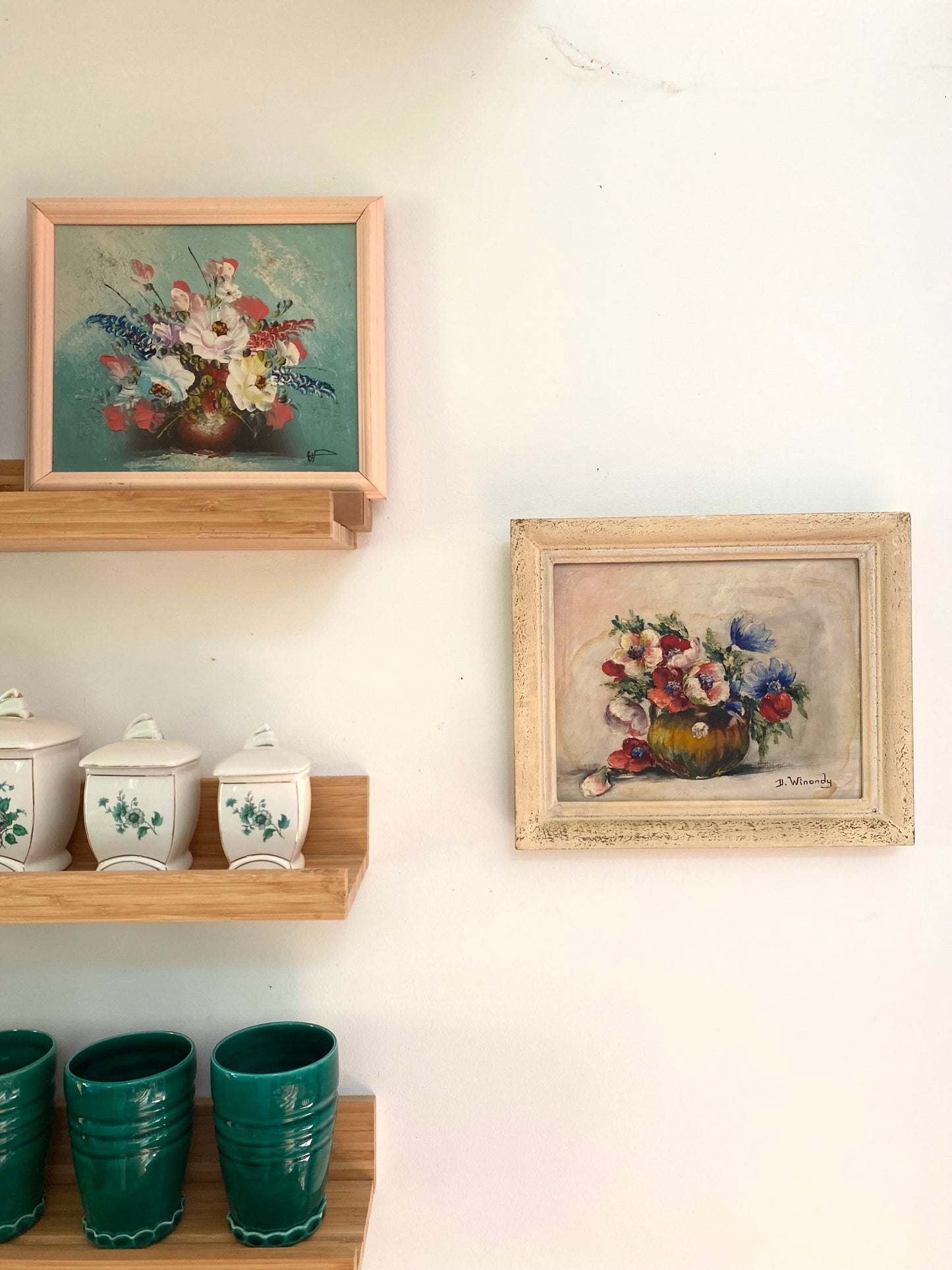 Nature morte aux fleurs, milieu du XXe siècle.