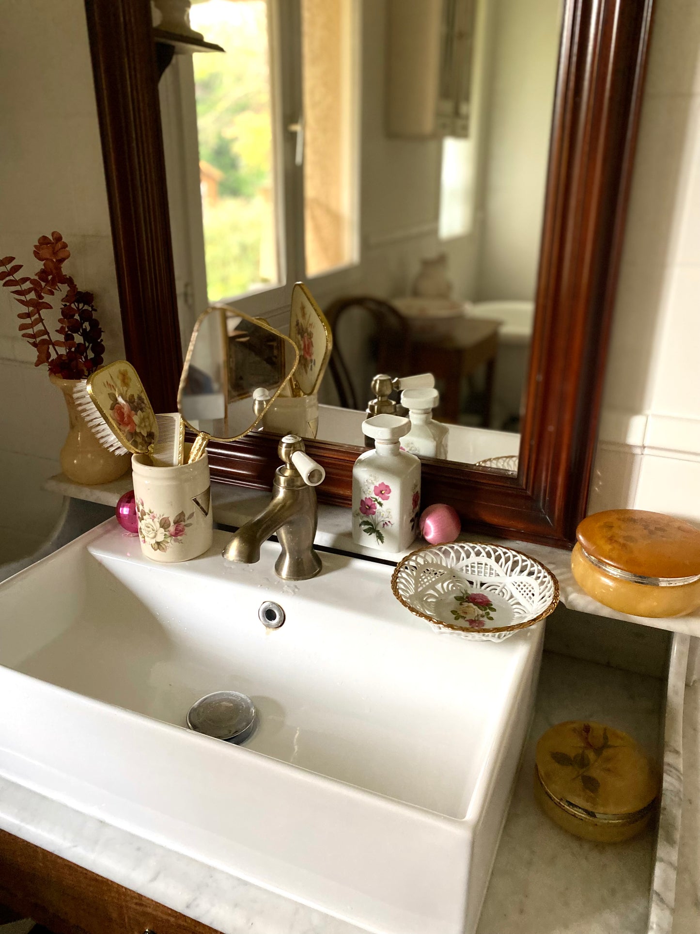 Boîte à bijoux en albâtre