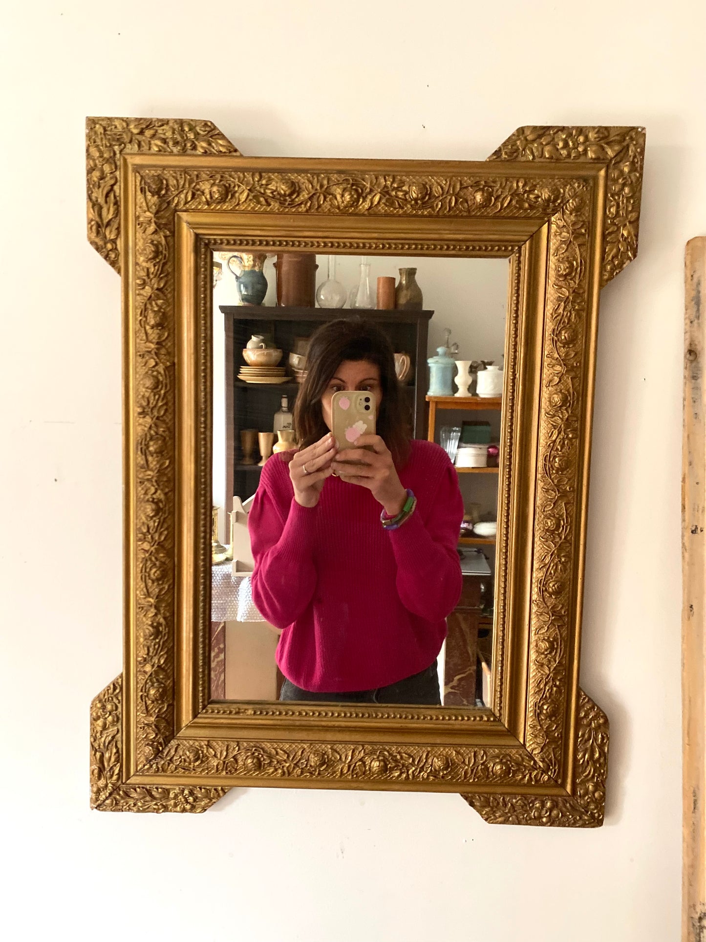 Miroir de style Louis XVI-Napoléon lll 1860-1870