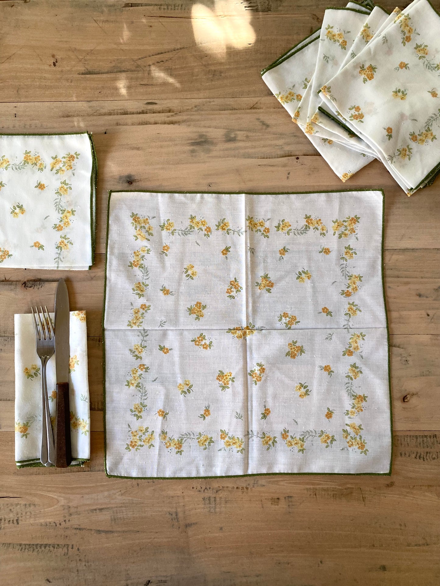 Serviettes de table en coton