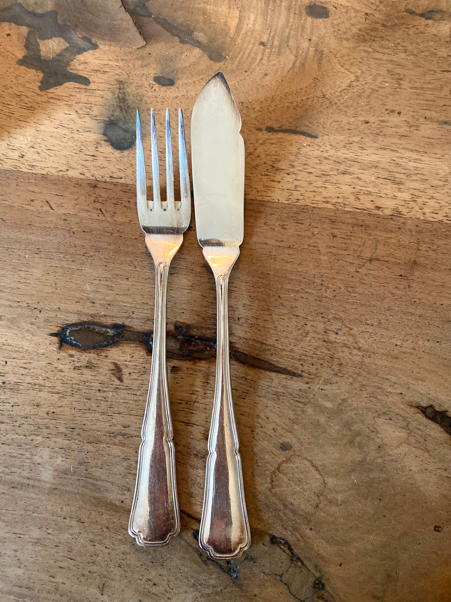 Couverts à poisson anciens