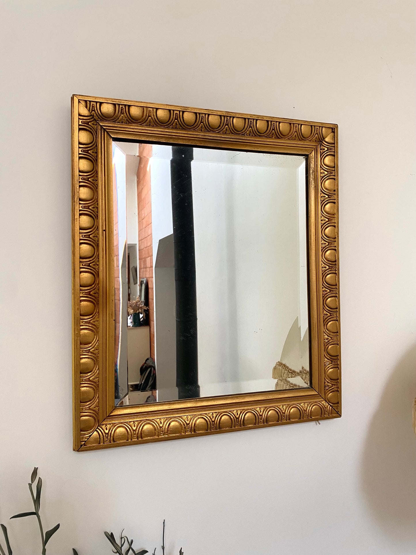 Miroir ancien rectangulaire