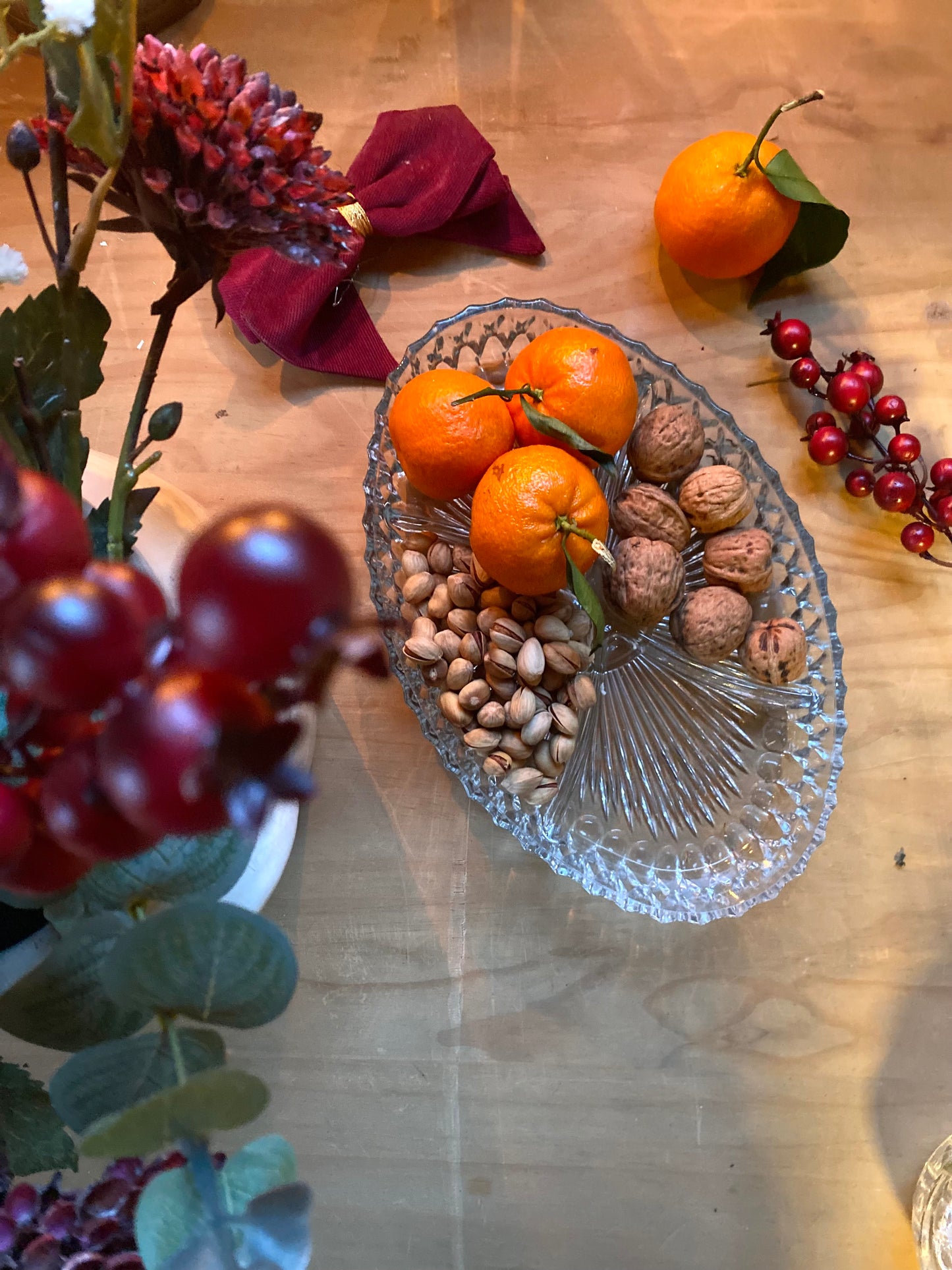 Plat à compartiment ovale