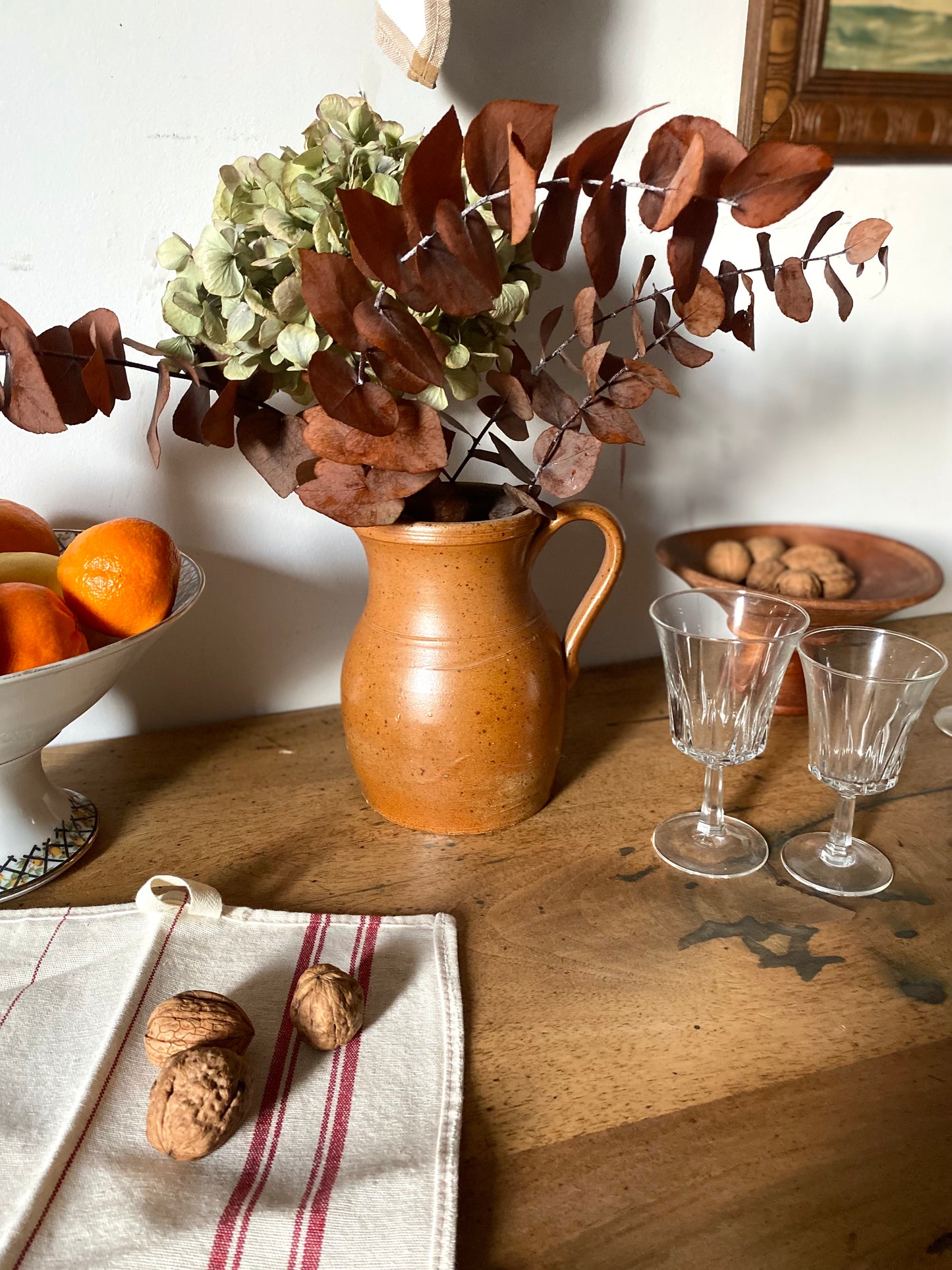 Service de 24 verres en verre ciselé