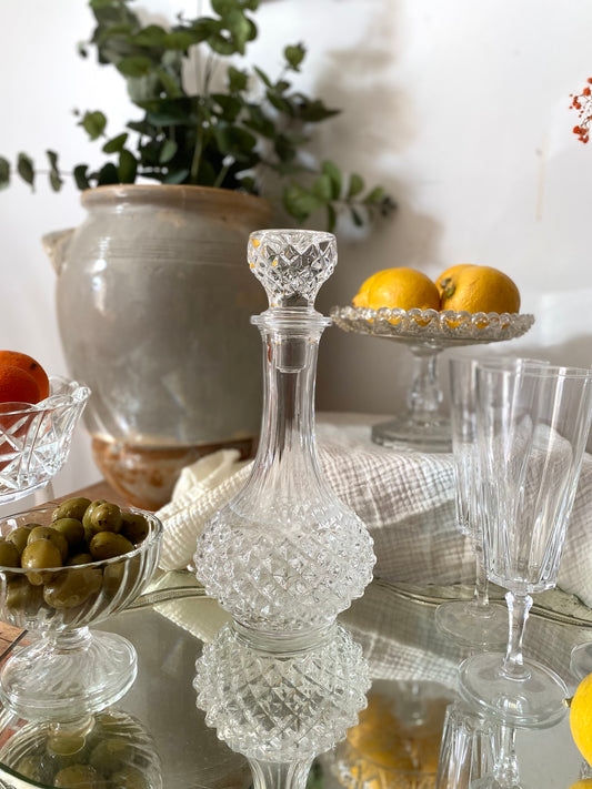 Carafe à liqueur en cristal - 1930