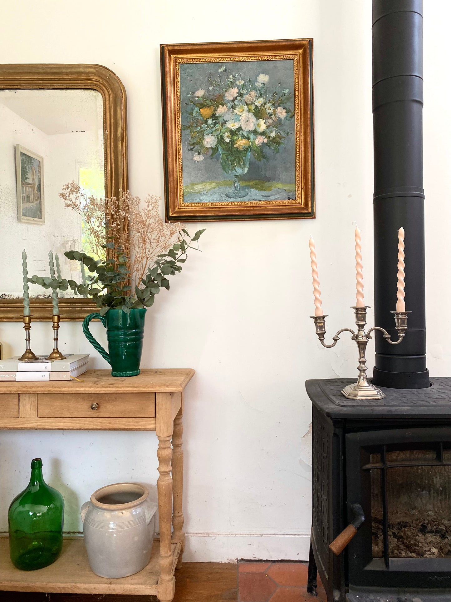 Huile sur toile "Bouquet de Fleurs" - Style Impressionniste Marcel DYF- Milieu du XXe siècle