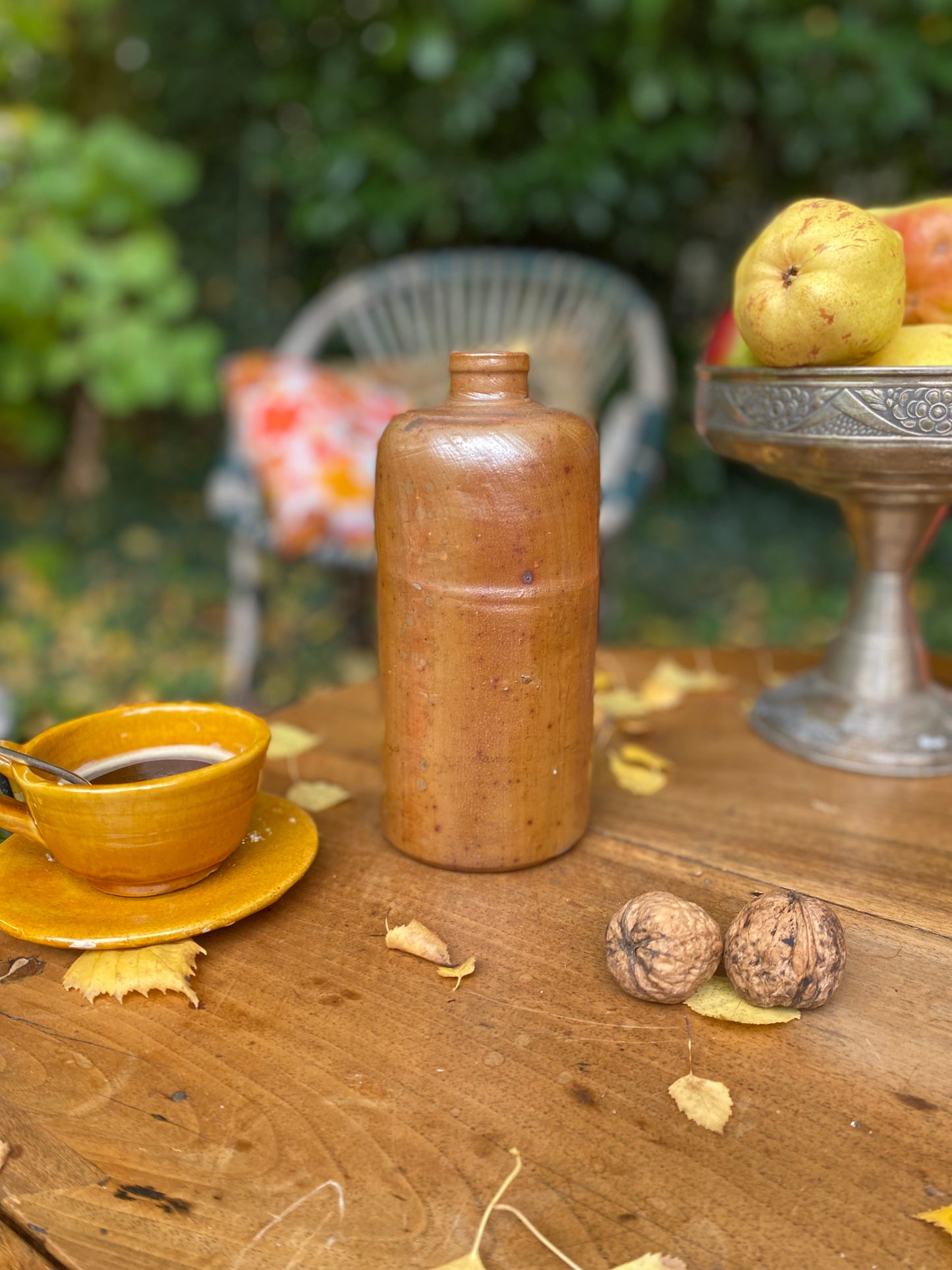 Bouteille en grès ancien