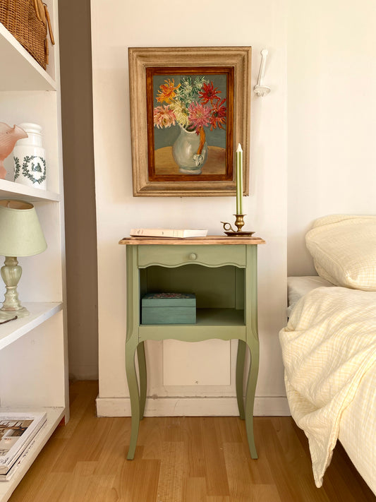 Table de Chevet Style Louis XV rénovée