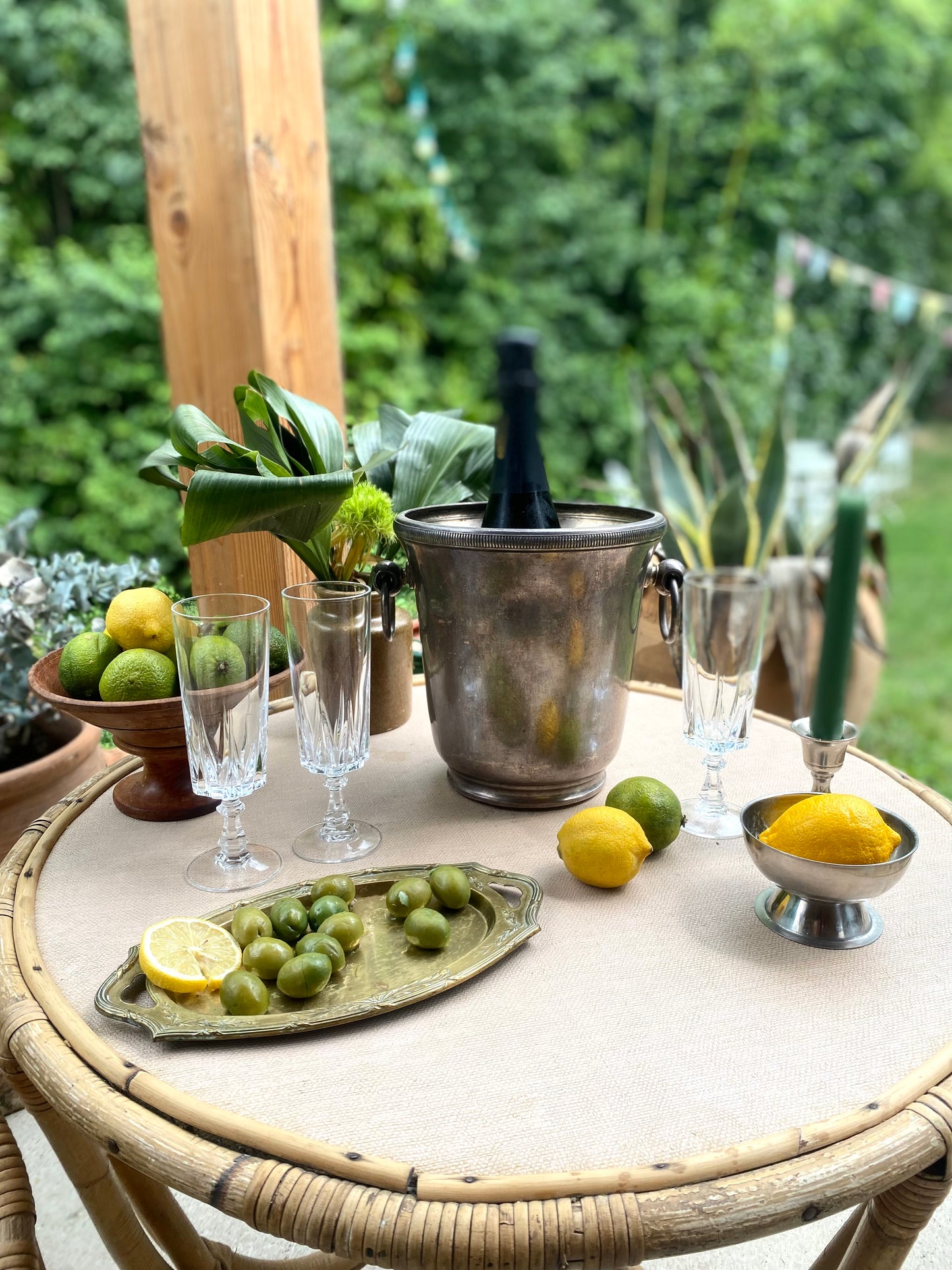 Ravier en laiton ancien