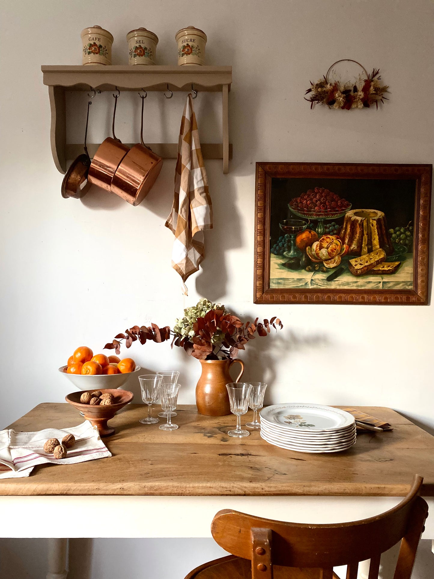 Table ancienne en noyer