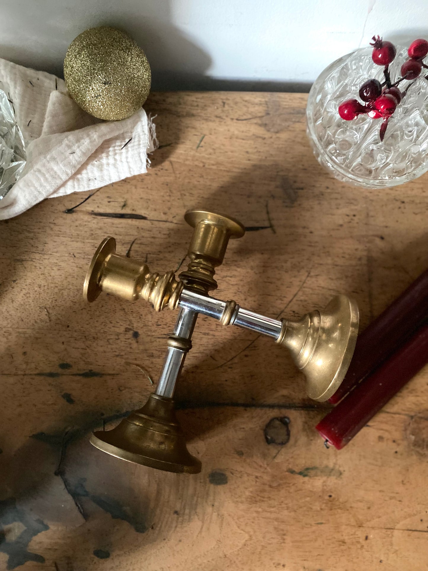 Paire de bougeoir ancien