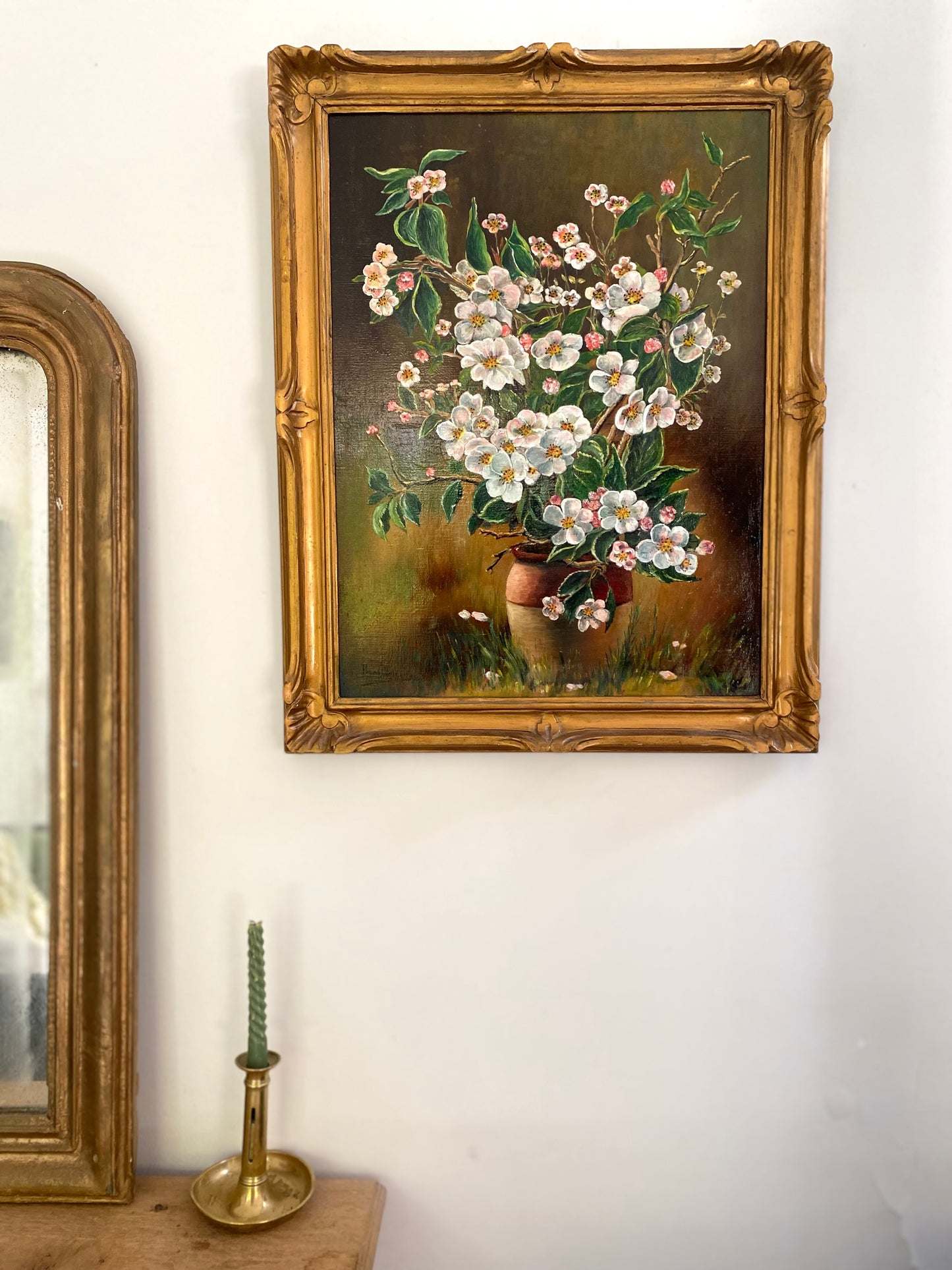 Huile sur toile ancienne