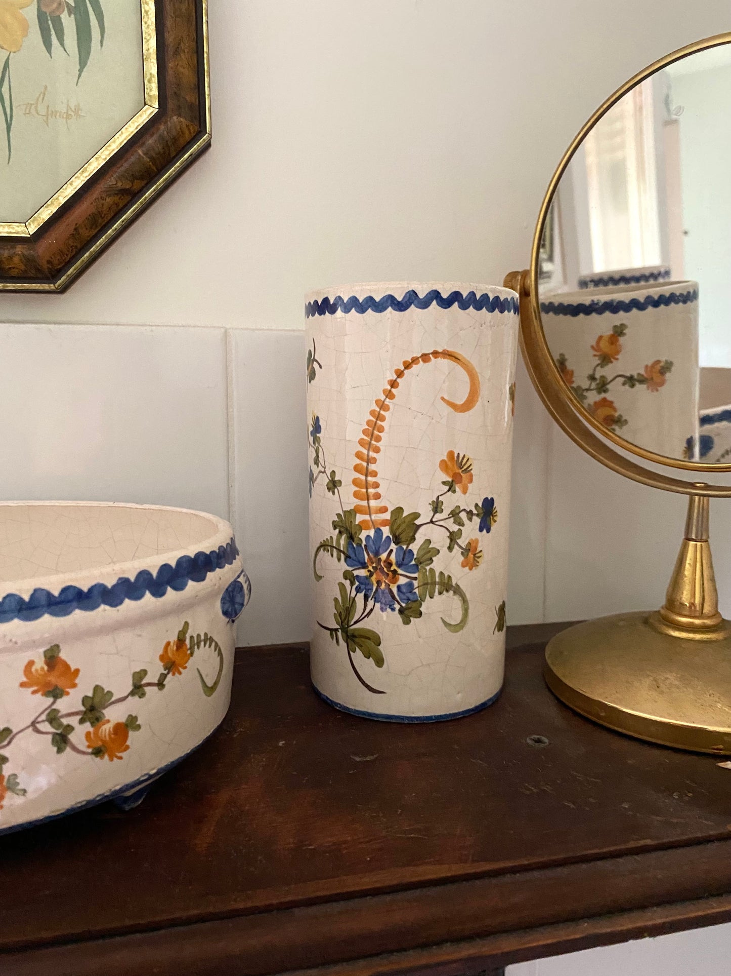 Ensemble de salles de bain en céramique ancienne