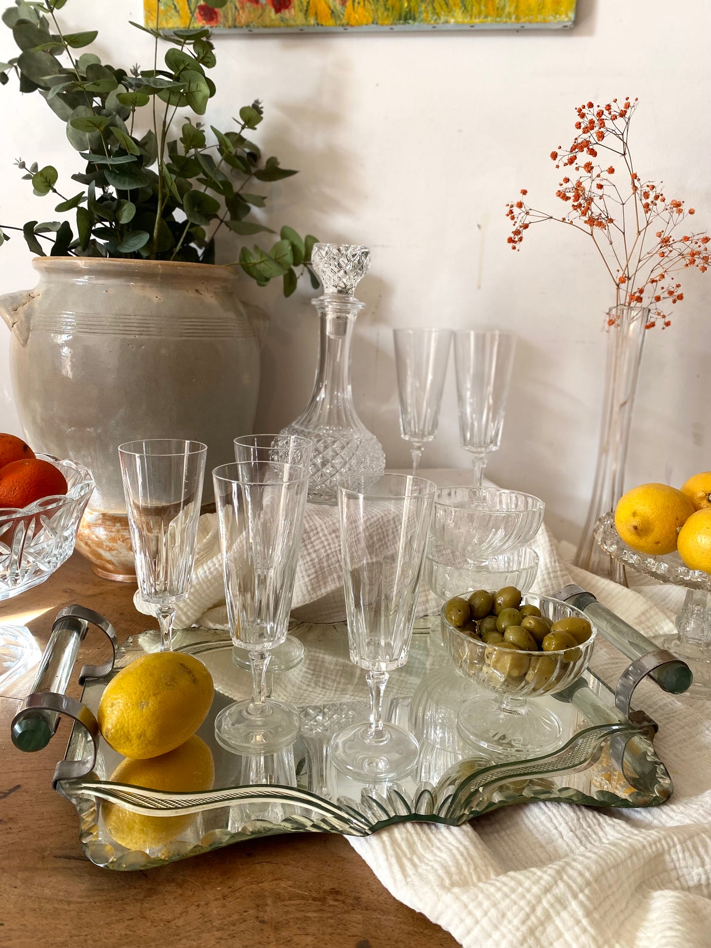 Carafe à liqueur en cristal - 1930