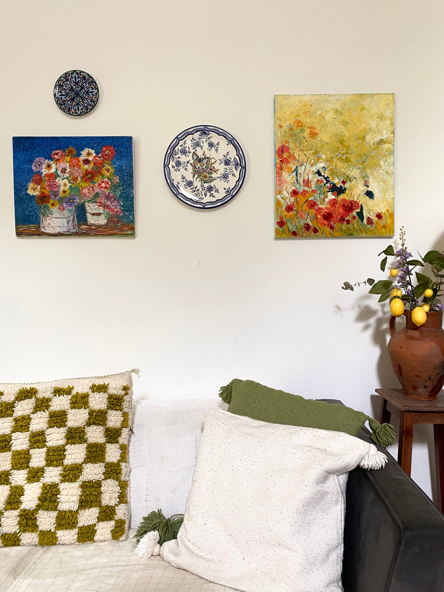 Huile sur toile vintage