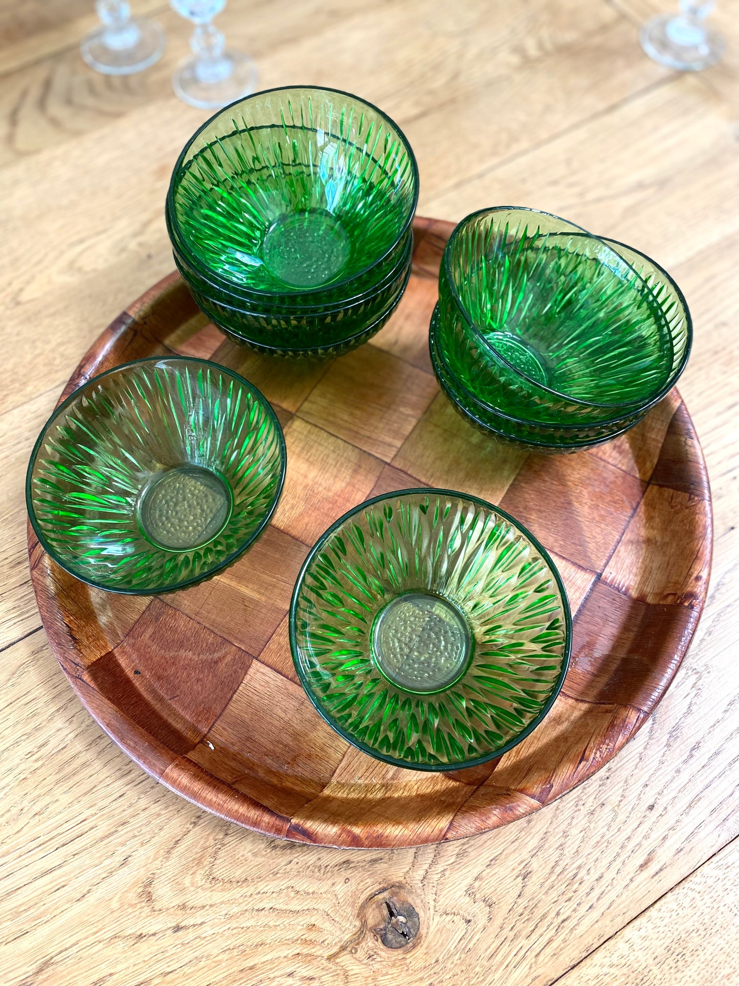 Ramequins en verre vintage