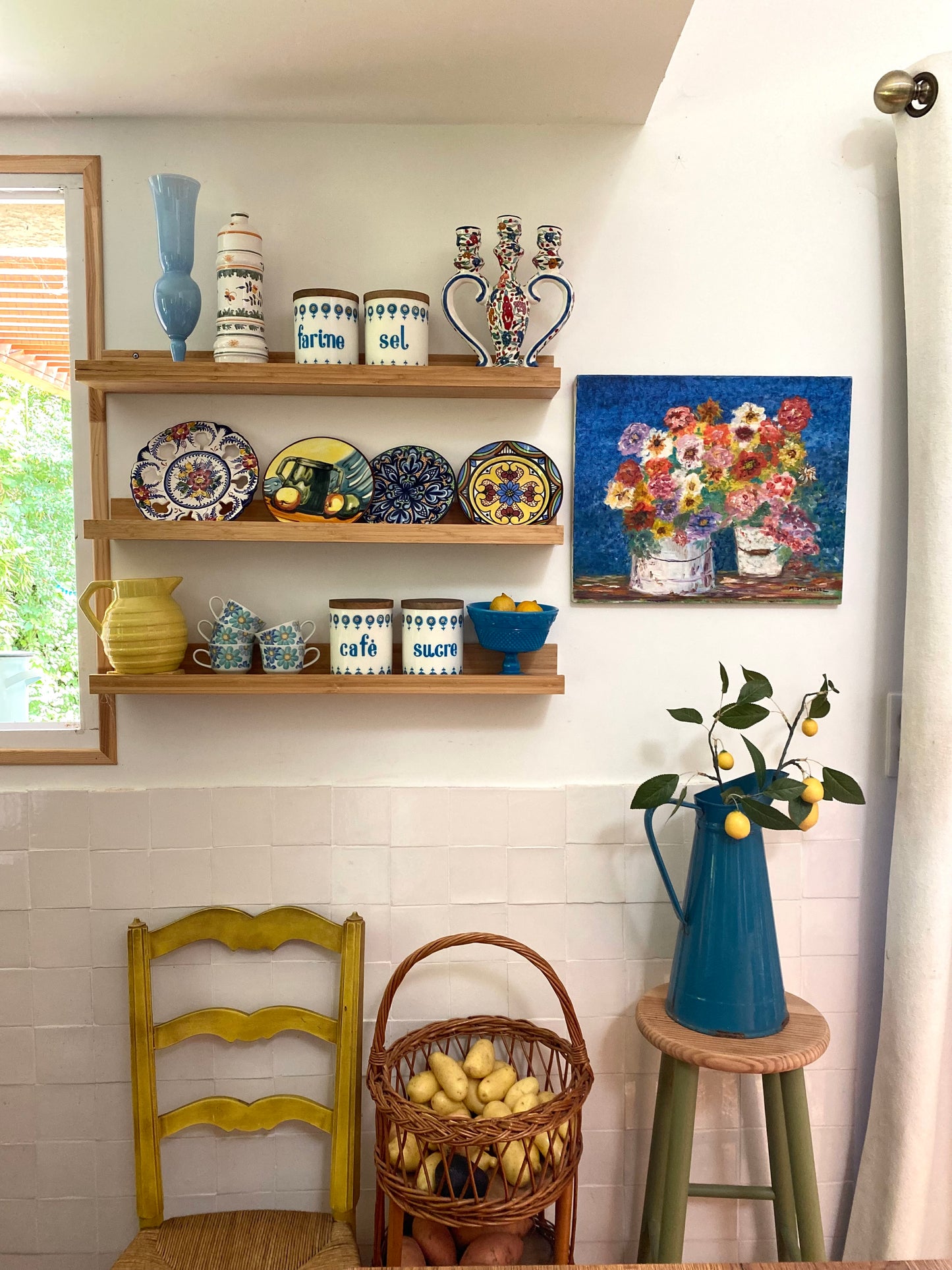 Huile sur toile vintage