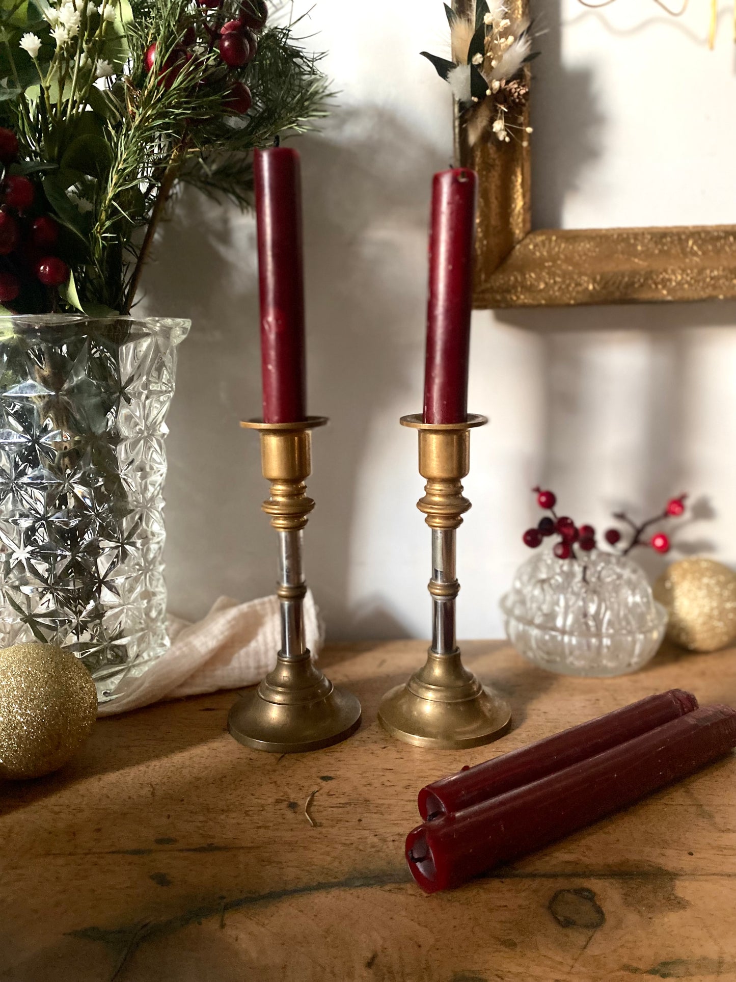 Paire de bougeoir ancien