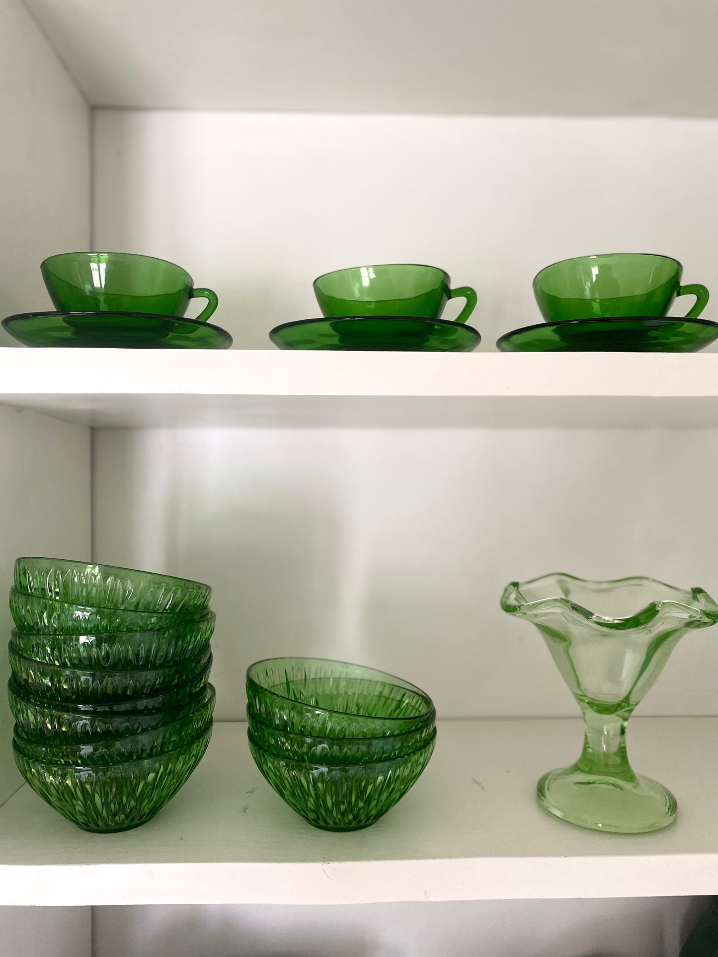 Ramequins en verre vintage