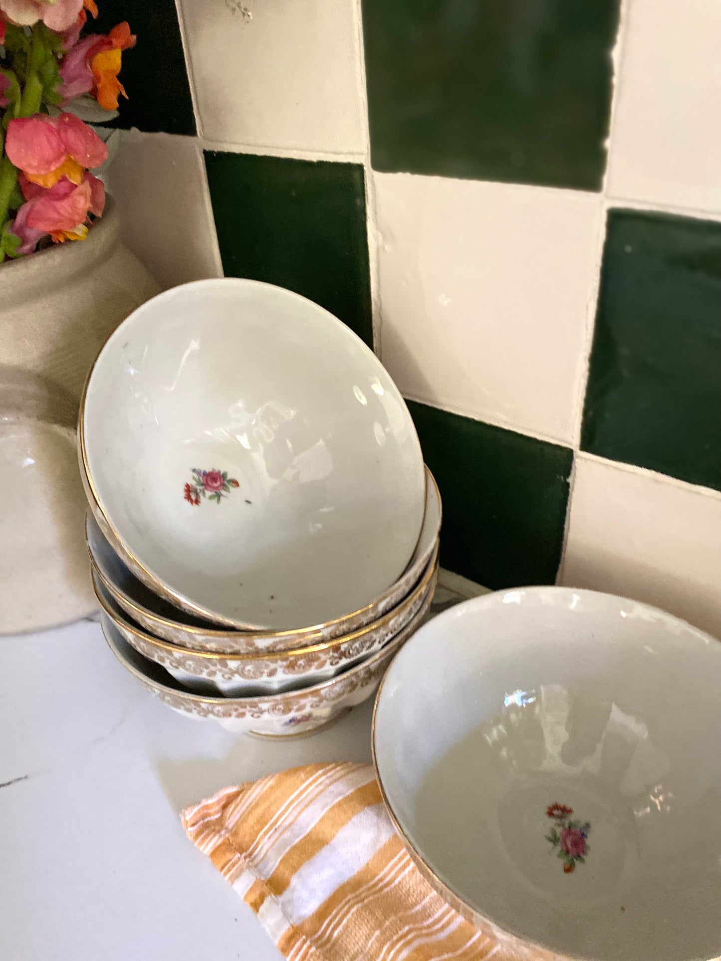 Bols – Porcelaine de Limoges fin du XIXe siècle / début du XXe siècle