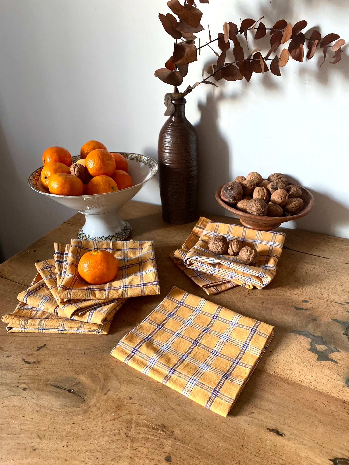 Serviettes de table vintage
