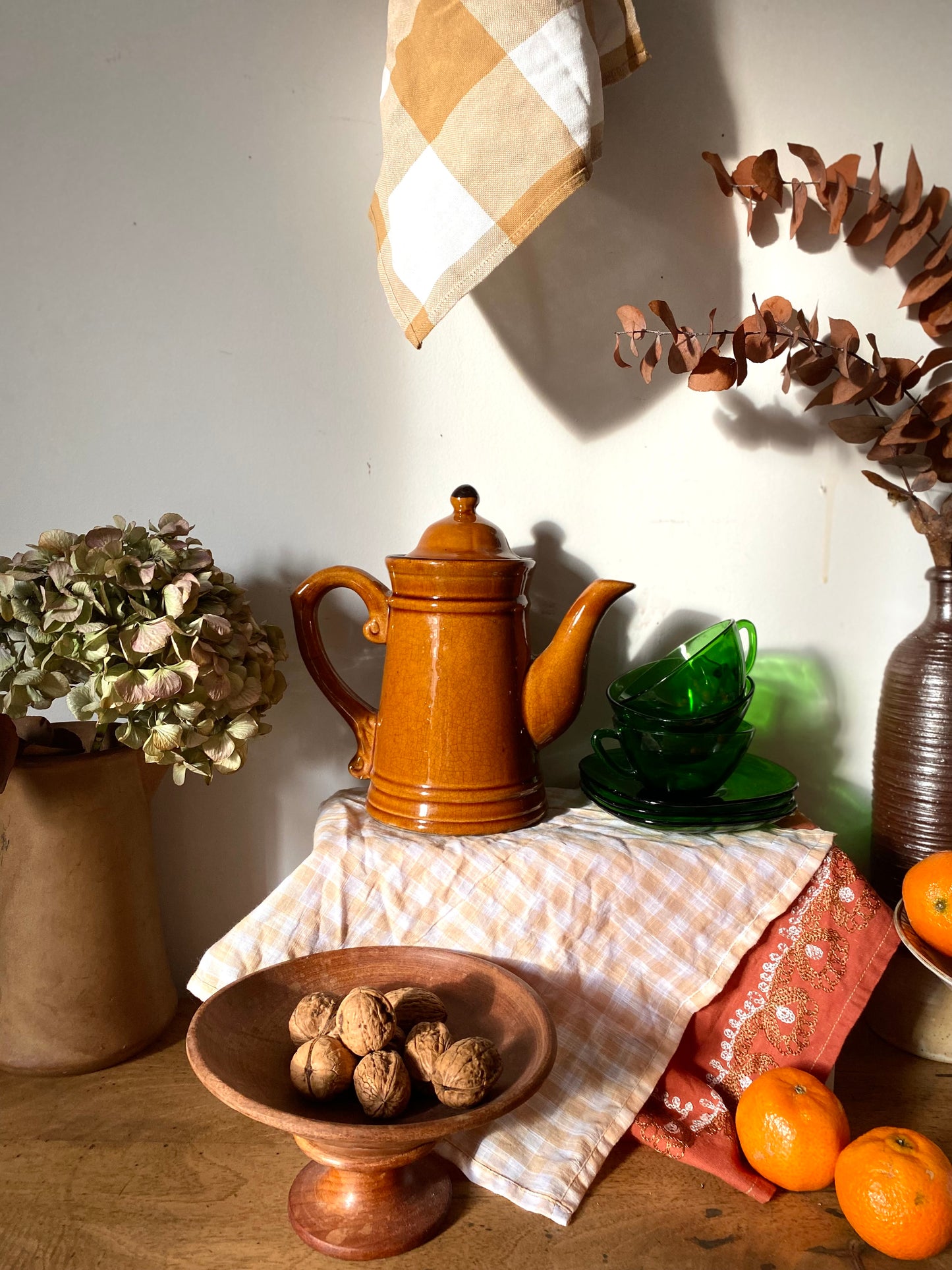 Théière en céramique vernissée