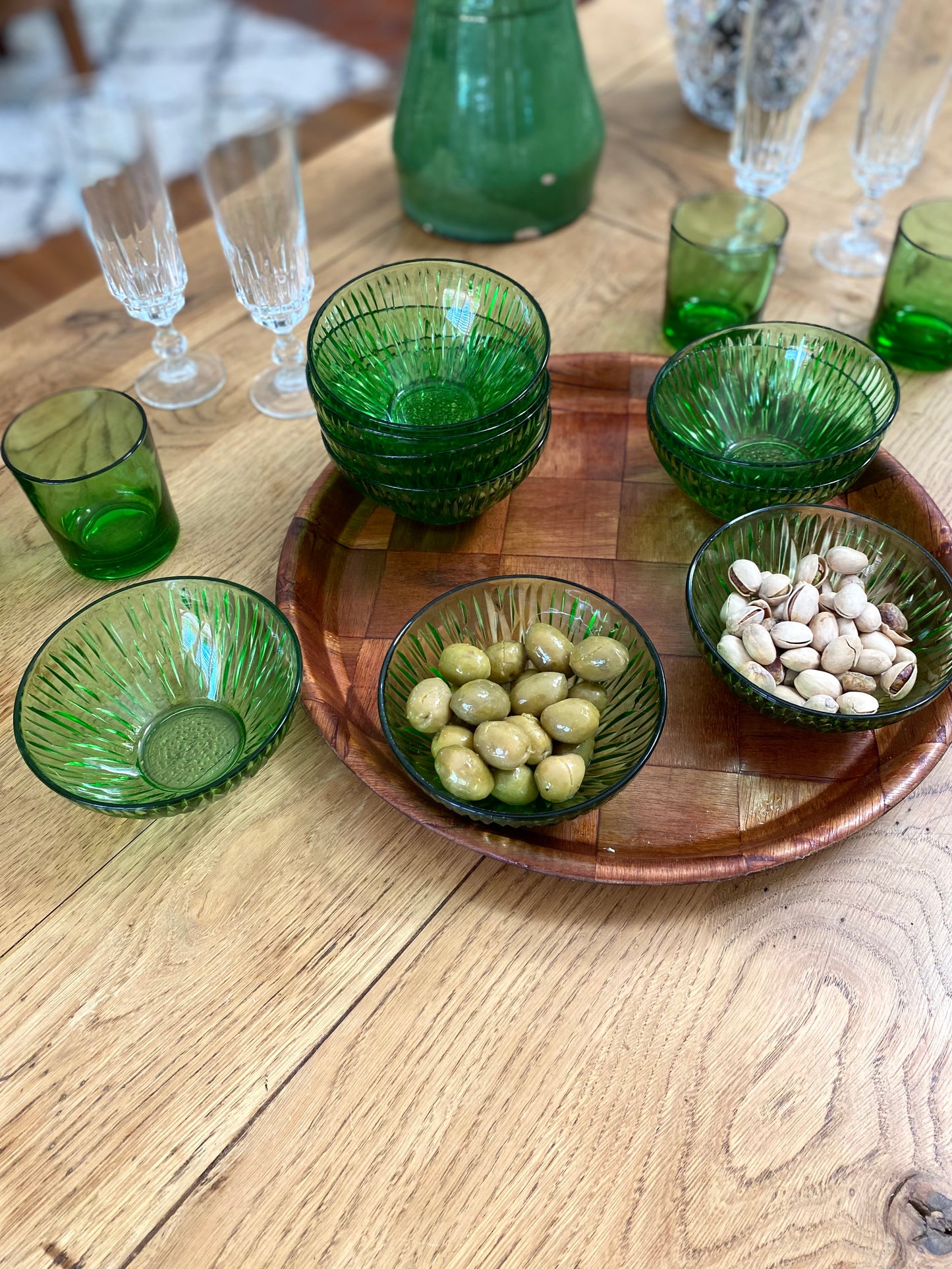 Ramequins en verre vintage