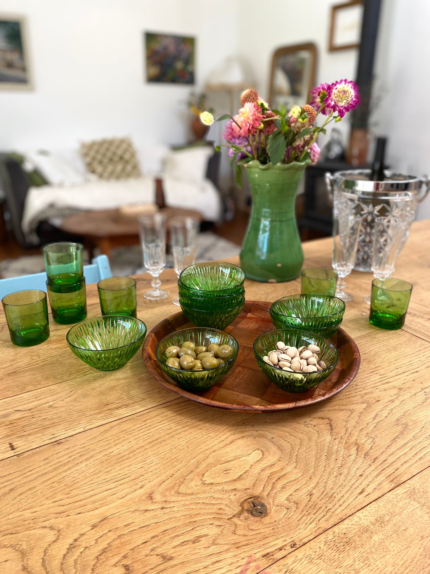 Ramequins en verre vintage