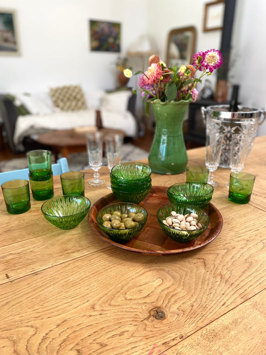 Ramequins en verre vintage