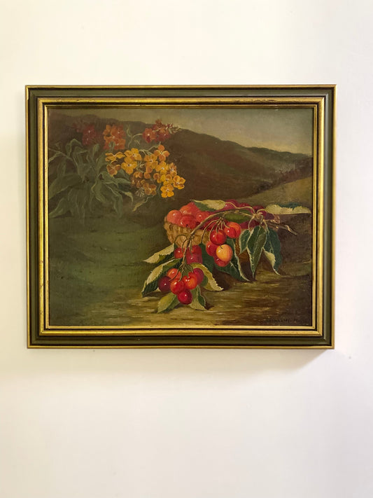 Nature morte à l’huile ancienne