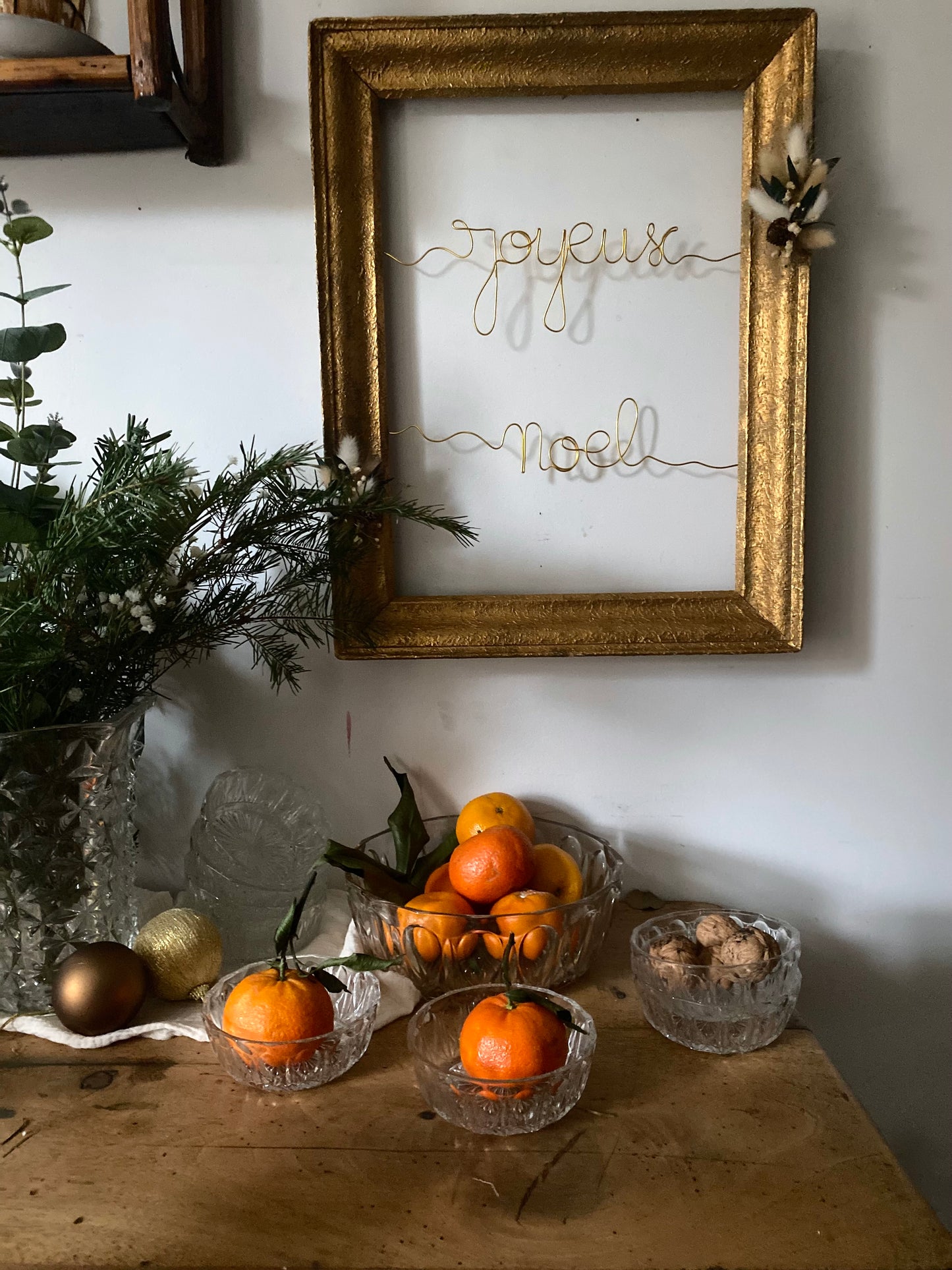 Cadre ancien décoré