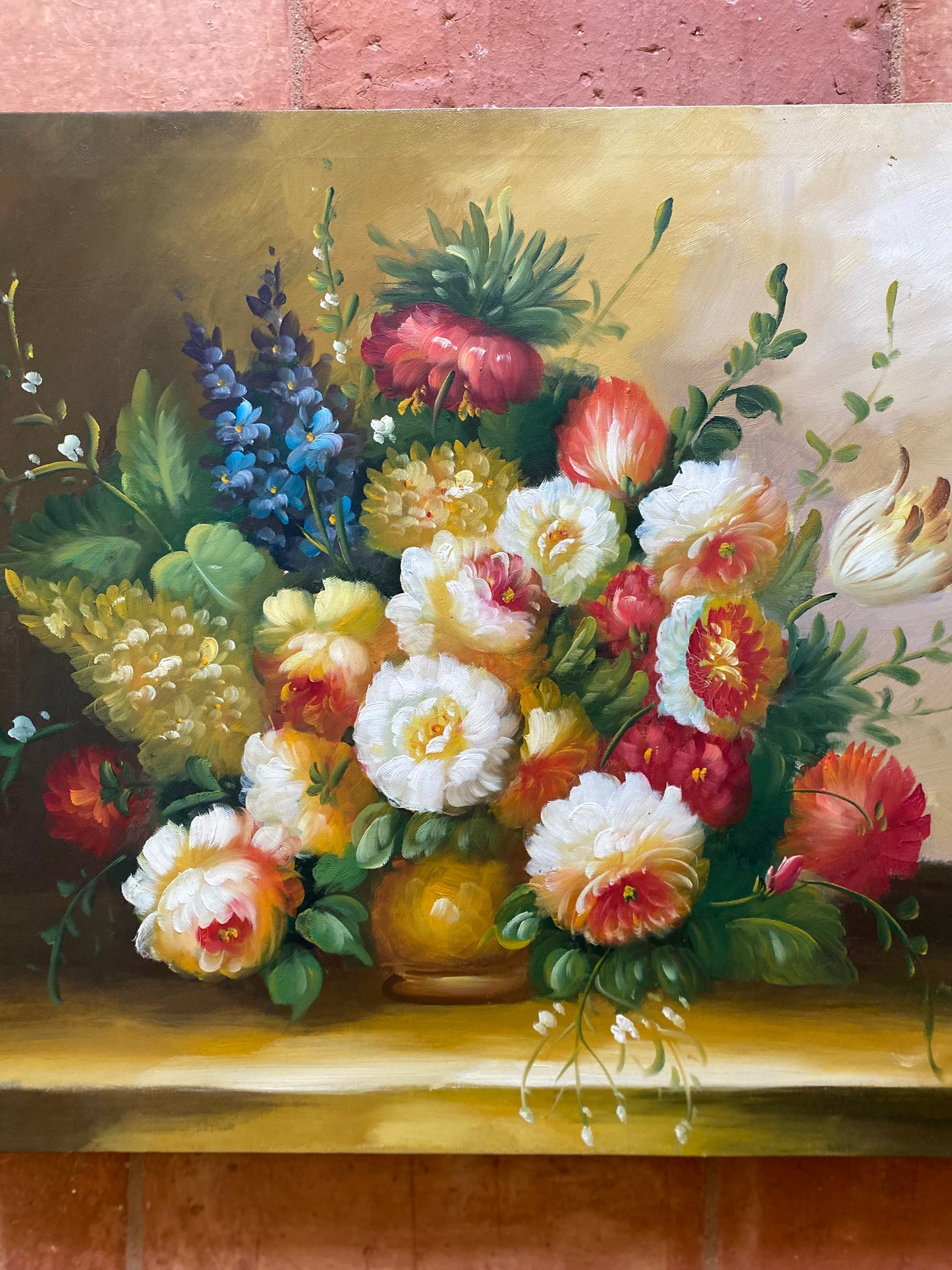 Huile sur toile ancienne