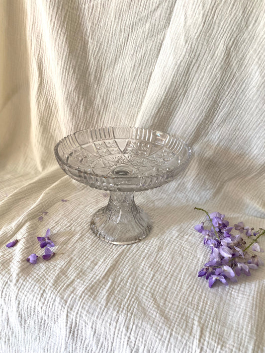 Compotier en Verre Moulé – 1940