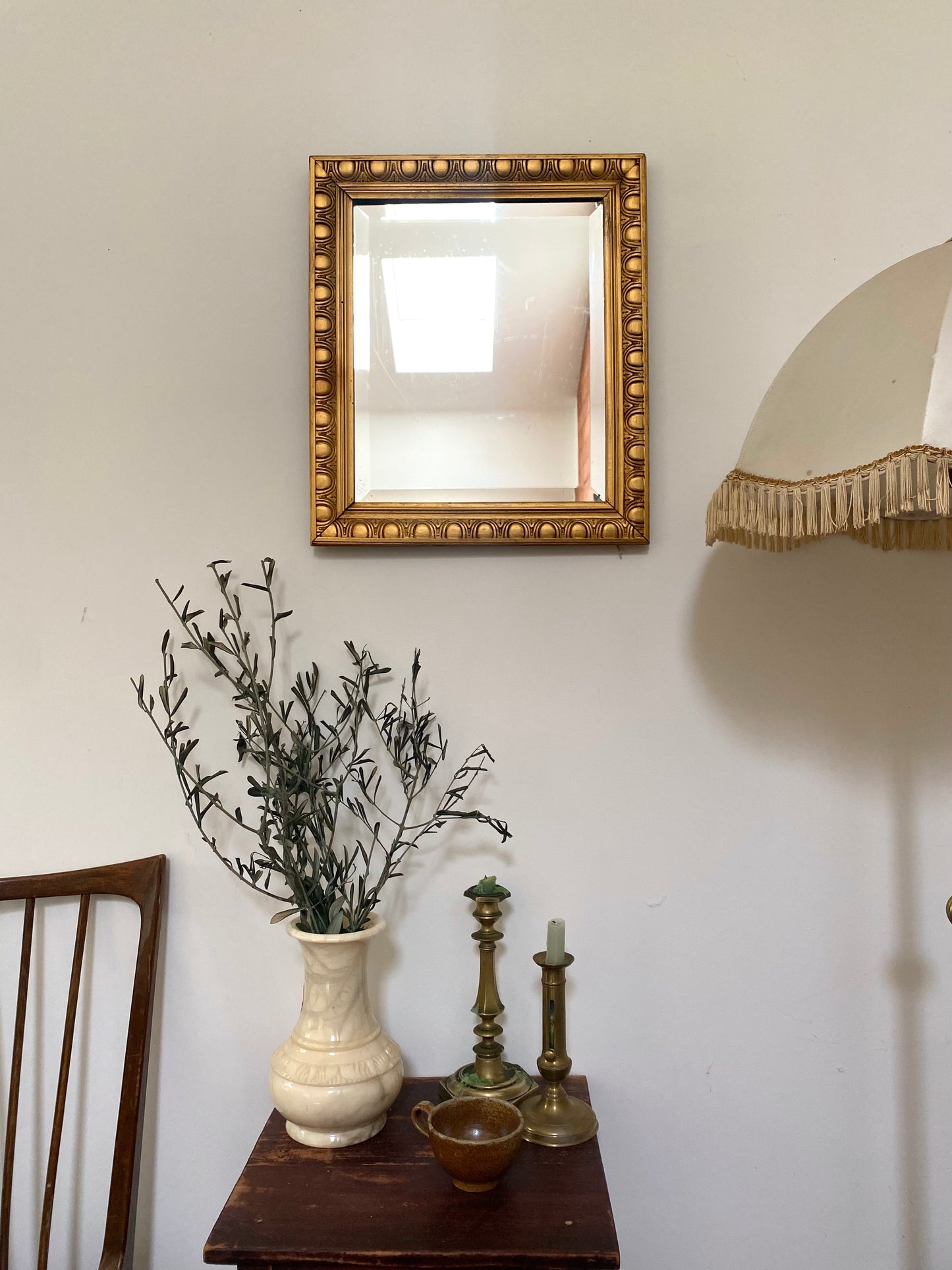 Miroir ancien rectangulaire