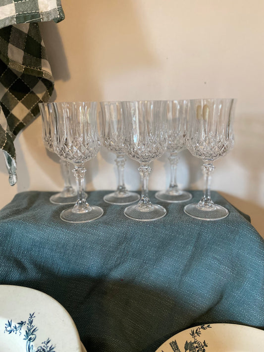 Verres en cristal ancien