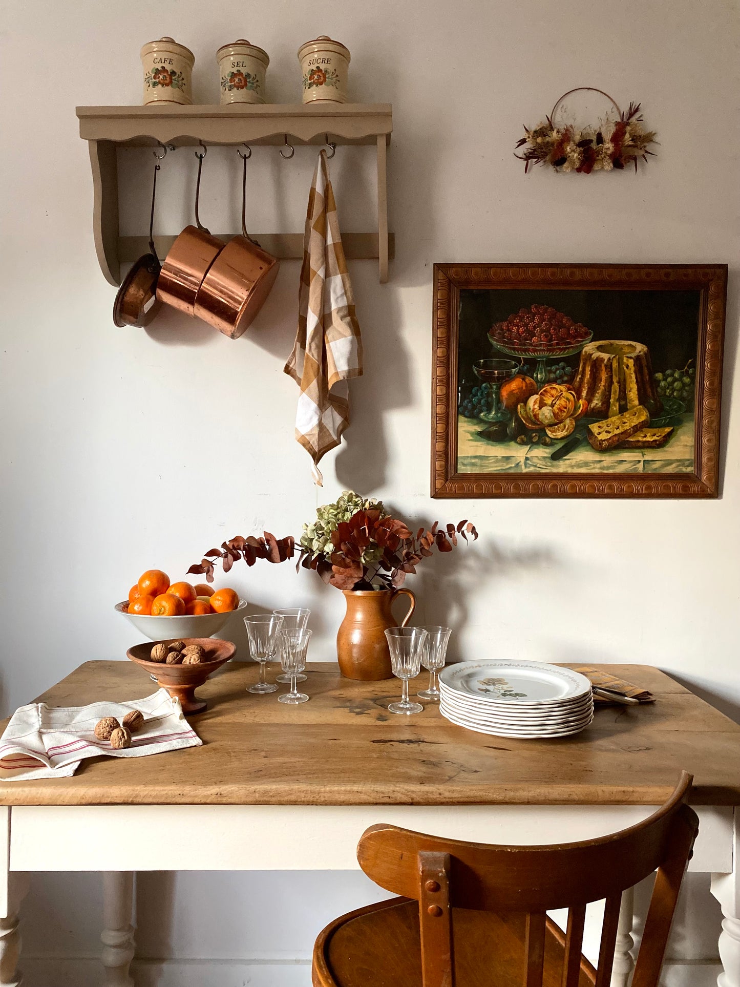 Table ancienne en noyer