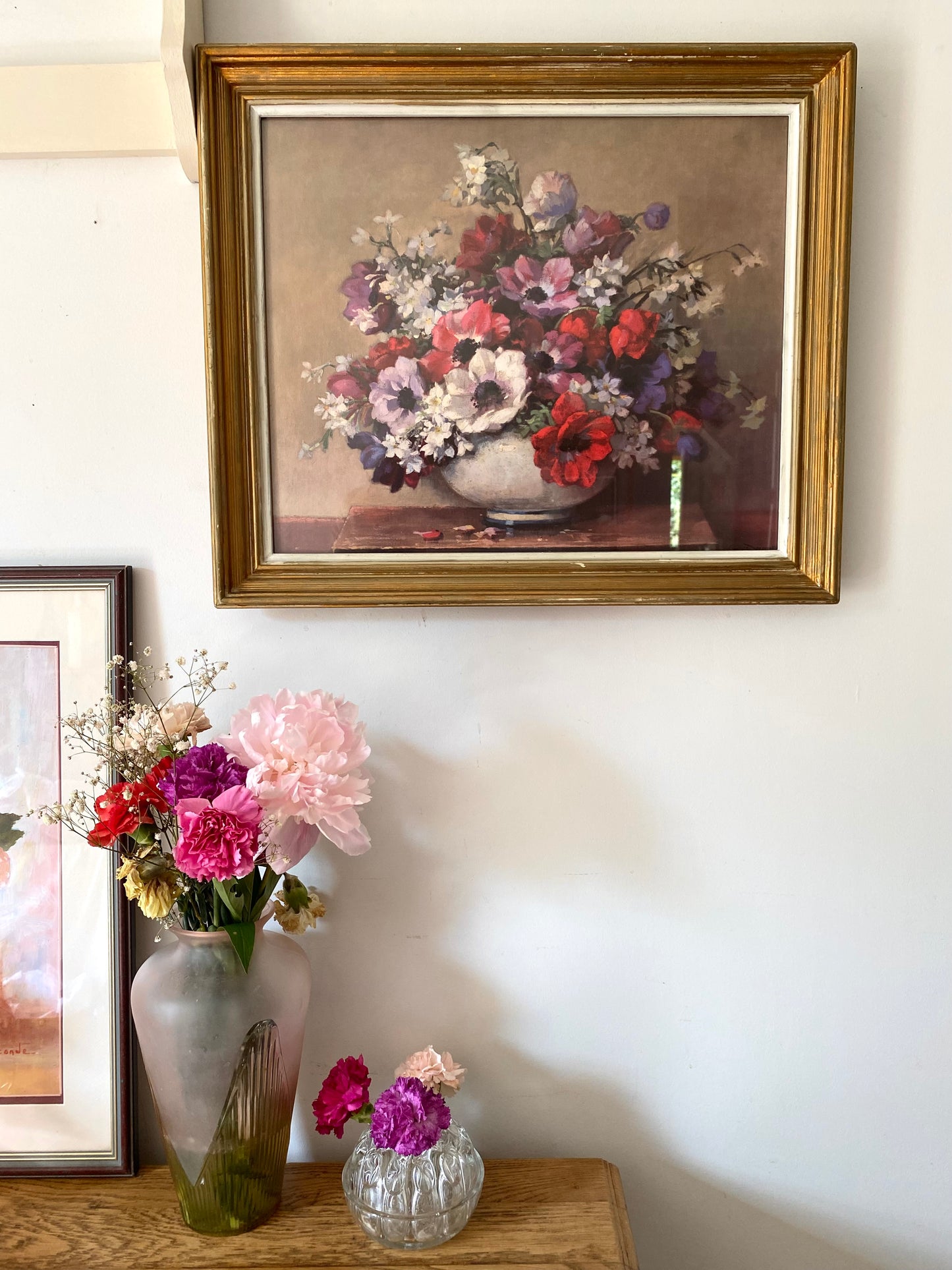 Huile sur toile ancienne encadrée