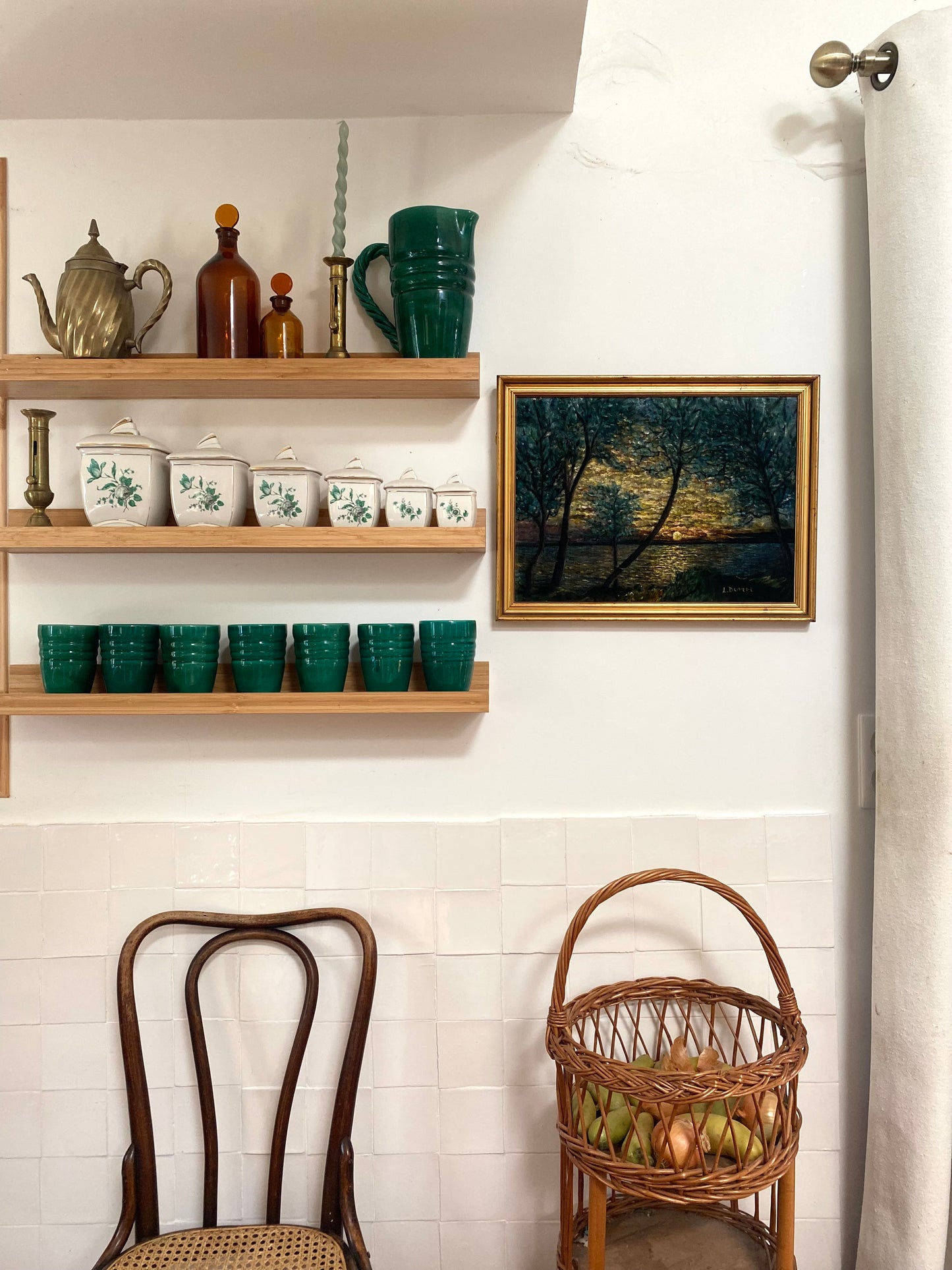 Tableau Huile Lucien DUVERT (Montluçon) - Paysage Post-Impressionniste