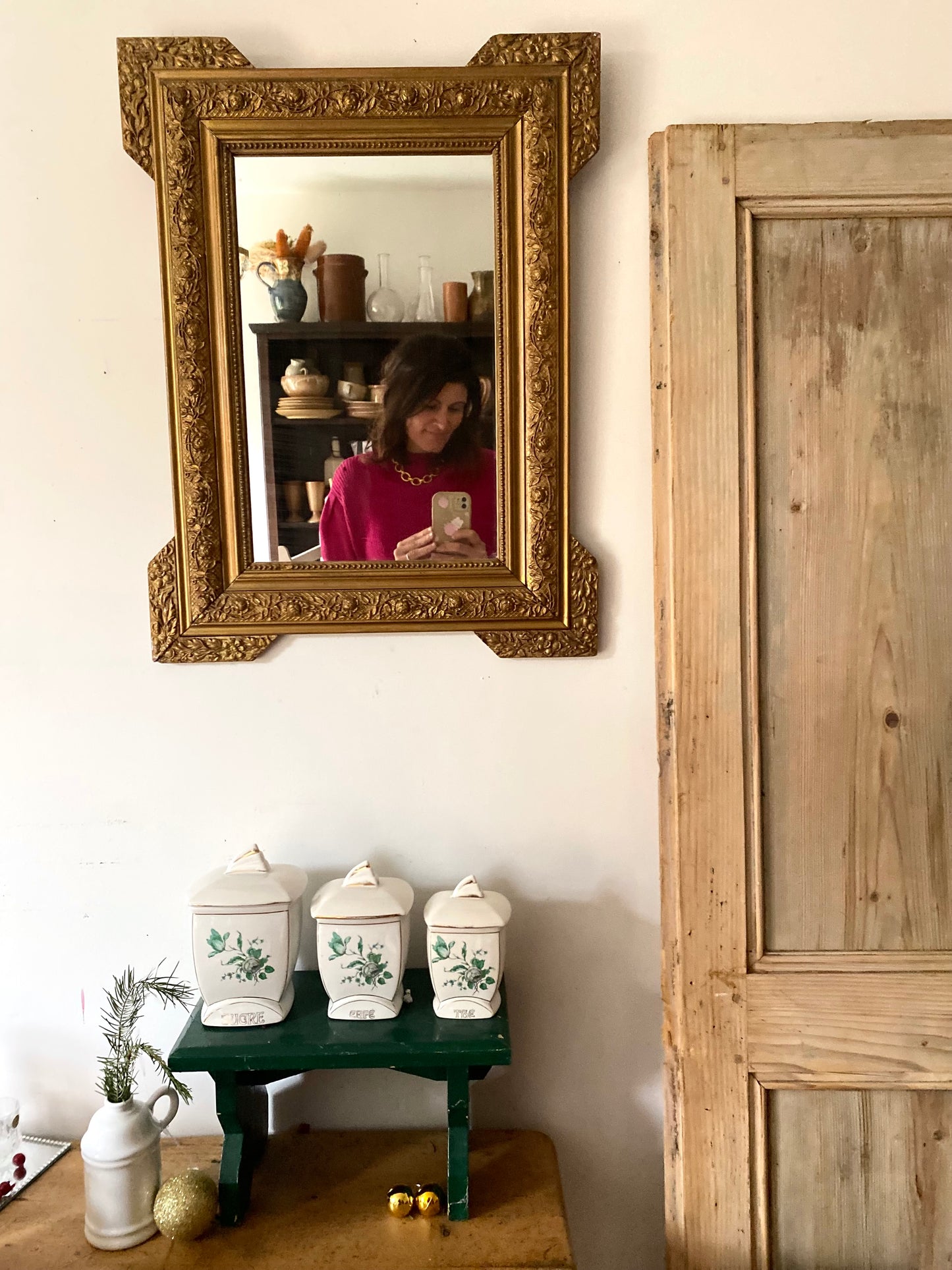 Miroir de style Louis XVI-Napoléon lll 1860-1870