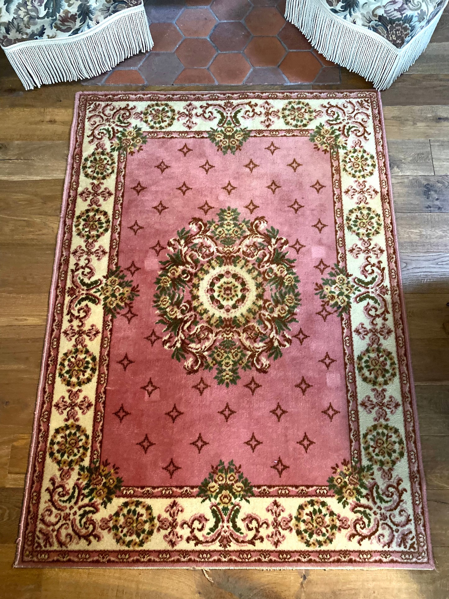 Tapis en laine ancien